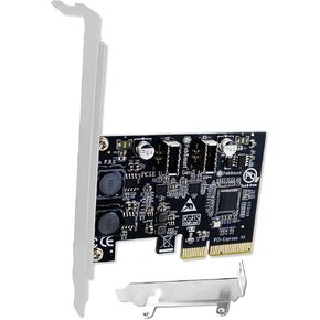 2X 10Gbps Max Speed USB-C Ports PCIE USB 3.1 GEN 2 Expansion Card for Windows, MAC OS and Linux PCs, Built in FebSmart Self-Powered Technology, No Need Additional Power Supply (FS-C2-Pro) in Saudi Arabia