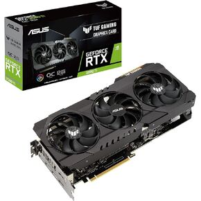 بطاقة رسومات ASUS TUF Gaming NVIDIA GeForce RTX 3080 Ti OC Edition (PCIe 4.0، 12GB GDDR6X، HDMI 2.1، DisplayPort 1.4a، محامل مروحة كروية مزدوجة، شهادة من الدرجة العسكرية، GPU Tweak II) (متجددة) in Kuwait