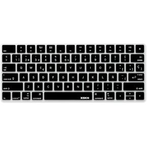 XSKN Spanish Language Ultra Thin Silicone Keyboard Skin Cover for Magic Keyboard 2015 Version US Layout (Blue)