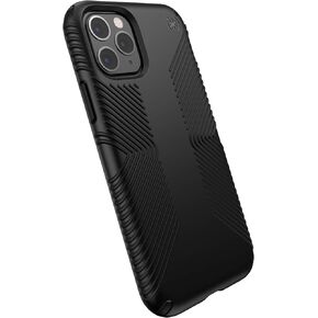 Speck Products Presidio Grip iPhone 11 Pro Case، بولي يوريثين لدن بالحرارة، ممتص للصدمات، أسود/أسود، الموديل: 129892-1050