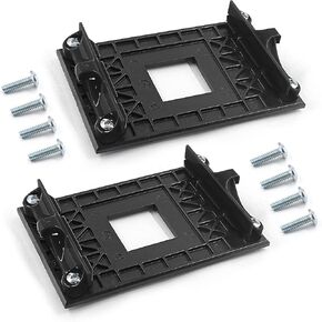 Eilumduo 2 قطعة وحدة تبريد وحدة المعالجة المركزية AM4 باللون الأسود مع 8 براغي لـ AMD، B350، X370 in Kuwait