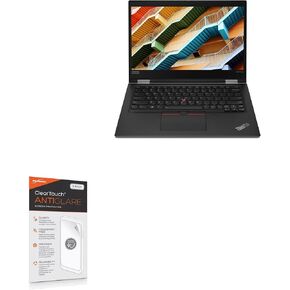 BoxWave Screen Protector Compatible With Lenovo ThinkPad X390 Yoga (13.3 in) (Screen Protector by BoxWave) - ClearTouch Crystal (2-Pack), HD Film Skin - Shields From Scratches