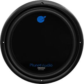 Planet Audio AC12D 12 Inch Car Subwoofer - 1800 Watts Max, Dual 4 Ohm Voice Coil, Sold Individually, For Truck Boxes and Enclosures, Hook Up To Amplifier