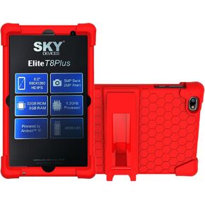 (for Sky PAD 8 Pro Tablet/Sky PAD 8) Transwon Kids Case Cover for Sky PAD8 Tablet 8 Inch/SKYPAD 8 Pro/Sky Devices Elite OctaX Tablet/Sky Devices Elite T8 Plus Tablet - Pink
