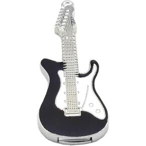 Aneew 16GB 2.0 بندريف الغيتار الأسود تصميم الكريستال الموسيقى محرك فلاش USB ذاكرة عصا U القرص لمعلم الموسيقى in Kuwait