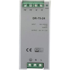 Din-Rail Power Supply DR-75-24 75W Single Output 24V Din-Rail Power Supply AC/DC Switching Power Supply for Lighting Equipment Industrial Control in Kuwait