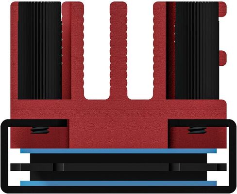 مبرد تبريد تبريد Archgon HS-1110 SSD لـ PCIe NVMe M.2 2280 SSD لخادم محطة العمل، كمبيوتر متين IPC صناعي لألعاب الكمبيوتر (أحمر) in Kuwait