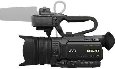 JVC GY-HM250 UHD 4K Streaming Professional Video Camcorder - Bundle with 128GB Memory Card + More in Saudi Arabia