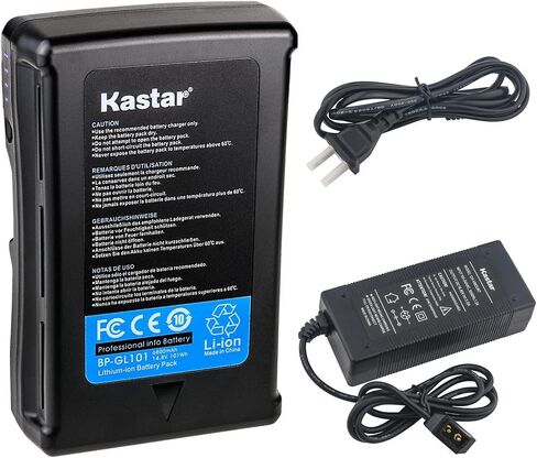 بطارية Kastar BP-GL101 V-Mount متوافقة مع DSR-400PK DSR-400PL DSR-450WS DSR-450WSL DSR-450WSP DSR-450WSPL DSR-50 DSR-50P DSR-500WS DSR-500WSL DSR-500WSP DSR-500WSPL in Kuwait