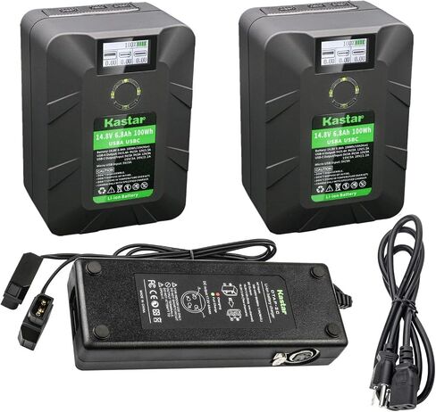 Kastar D-Tap Charger Replacement for DSR-390 DSR-390K1 DSR-390K2 DSR-390L DSR-390P DSR-400 DSR-400K DSR-400L DSR-400P DSR-400PK DSR-400PL DSR-450WS DSR-450WSL Camera in Saudi Arabia