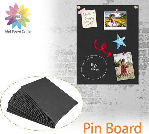 Mat Board Center, 3/16" Thick Foam Core Board 11x14, Black Foam Backing Boards (Pack of 50) in Saudi Arabia