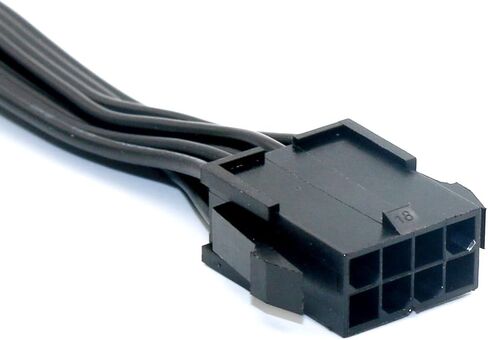 8-pin Female to CPU ATX 8-pin + ATX 4-pin Male Power Adapter Cable for Power Supply motherboards (2 Pieces) in Kuwait