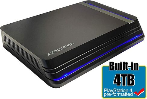 Avolusion HDDGear Pro X 4TB USB 3.0 External Gaming Hard Drive (Pre-formatted for PS4 Pro, Slim, Original) (Renewed) in Saudi Arabia