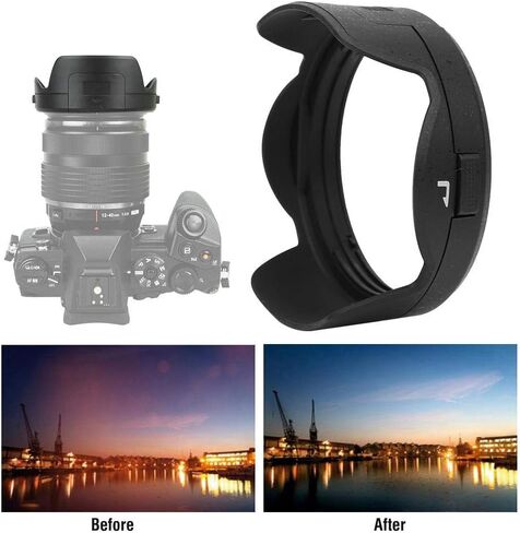 Lens Hood,LH-66 Camera Mount Lens Hood for Olympus M.ZUIKO ED 12-40mm F2.8 Lens,Made from Quality Material,Improving Contrast and Image Quality of Photos in Saudi Arabia