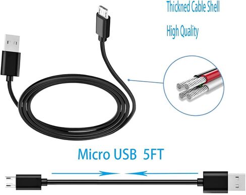 Charger Cable Compatible for Bose SoundLink Color I, II, III, Bose SoundLink Mini 2 II, Micro, SoundLink Revolve, Revolve Plus, Soundwear Companion Wearable Bluetooth Speaker Charging Cord Adapter… in Kuwait