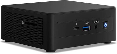 مجموعة أداء الكمبيوتر الصغير Intel NUC 11 Business، Intel Core i7-1165G7، ذاكرة الوصول العشوائي 16 جيجابايت، 1 تيرابايت SSD، Wi-Fi 6، HDMI، RJ45، MiniDP، Windows 11 Pro in Kuwait