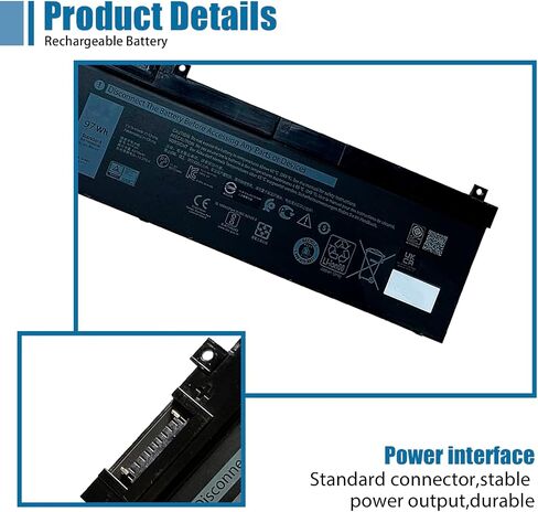 VANPIR NYFJH Laptop Battery 11.4V 97Wh 8070mAh Replacement for Compatible with Dell Precision 7530 7730 7540 7740 Series Notebook 5TF10 0WMRC 00WMRC GW0K9 0GW0K9 in Saudi Arabia
