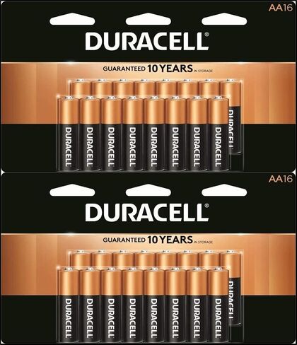 CopperTop AA Alkaline Batteries - Long Lasting, All-Purpose Double A Battery for Household and Business - 16 Count (2 Pack) in Kuwait