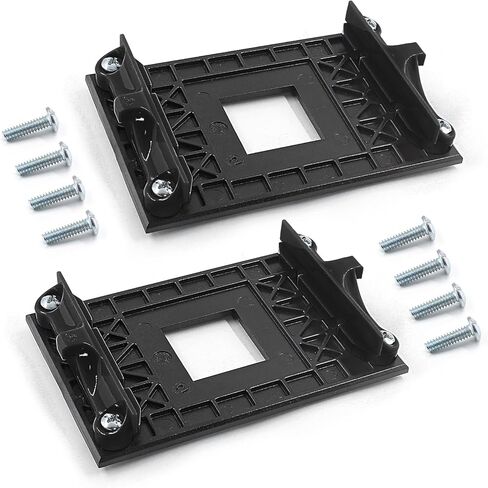 Eilumduo 2 قطعة وحدة تبريد وحدة المعالجة المركزية AM4 باللون الأسود مع 8 براغي لـ AMD، B350، X370 in Kuwait