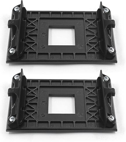 Eilumduo 2 قطعة وحدة تبريد وحدة المعالجة المركزية AM4 باللون الأسود مع 8 براغي لـ AMD، B350، X370 in Kuwait