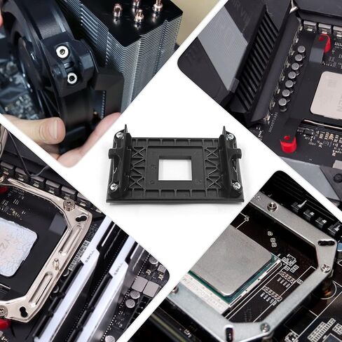 Eilumduo 2 قطعة وحدة تبريد وحدة المعالجة المركزية AM4 باللون الأسود مع 8 براغي لـ AMD، B350، X370 in Kuwait