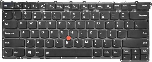 PAEBAI+ Replacement Laptop Keyboard Backlit for Lenovo ThinkPad x1 Carbon 3rd X1C 2015 with Pointer Backlight US Layout in Saudi Arabia