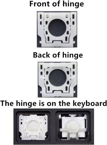 Replacement Individual E Key Cap and Hinges are Applicable for Surface Pro 4/5/6/7（Black） Keyboard to Replace The E Key Cap and Hinge in Saudi Arabia