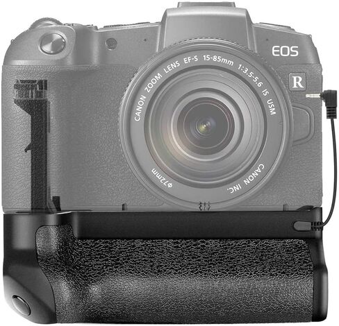 مجموعة مقبض بطارية BM Premium لكاميرا Canon EOS RP الرقمية - تتضمن استبدال مقبض بطارية BG-C18 + عدد 2 بطاريات LP-E17 + شاحن بطارية in Saudi Arabia