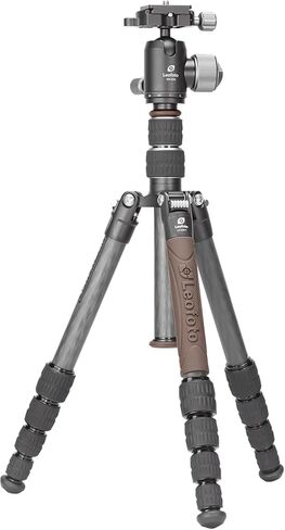 Leofoto LX-225CT+XB-32Q Travel Tripod, Urban Series, Carbon Fiber, 5 Leg Sections, Portable and Lightweight, Reversible Leg and Center Column, Ball Head Set in Saudi Arabia