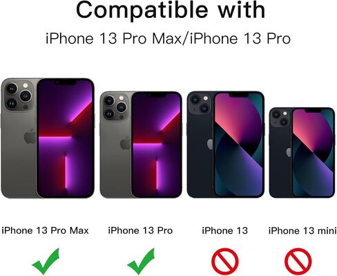 واقي عدسة الكاميرا JETech لهاتف iPhone 13 Pro 6.1 بوصة وiPhone 13 Pro Max 6.7 بوصة، غطاء حلقة فردي معدني من الزجاج المقسى 9H، شفاف عالي الدقة، 3 عبوات (فضي) in Kuwait