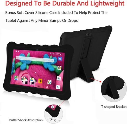 Tablet Case for 10 inch, Anti-Slip Soft Silicone Case, Compatible with Hoozo 10, CHENEN P1 P2, Manjee 10, KUBI T60, FLYINGTECH 10, Winsing 10, WECOOL 10.1, Lectrus 10.1 in Kuwait