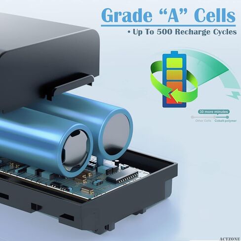 بطارية قابلة للشحن ActZone EN-EL25 لكاميرا Nikon Z50، Z 50، Z FC الرقمية بدون مرآة، متوافقة مع بطارية Nikon ENEL25 EN-EL25a 4241 in Kuwait