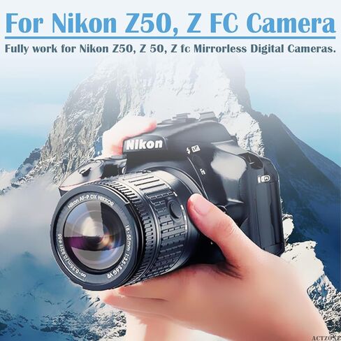 بطارية قابلة للشحن ActZone EN-EL25 لكاميرا Nikon Z50، Z 50، Z FC الرقمية بدون مرآة، متوافقة مع بطارية Nikon ENEL25 EN-EL25a 4241 in Kuwait