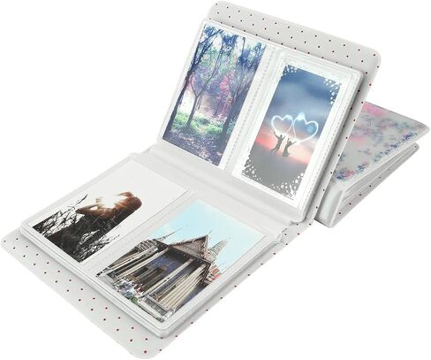 WarmHut Shell Instax Album, 64 Pockets Mine Photo Albums for Fujifilm Instax Mini 70 7S 8 90 25 50s Instant Camera Film, Polaroid Snap Camera 3-inch Film (Blue) in Saudi Arabia