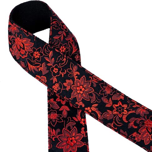 حزام كاميرا CLOUDMUSIC من قماش الجاكار للرقبة للفتيات والرجال والنساء مزين بالزهور (نمط 25) in Kuwait