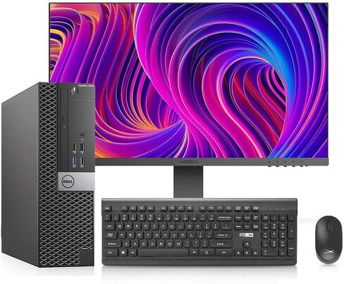 أجهزة الكمبيوتر المكتبية طراز OptiPlex 7040 من Dell مع حزمة أجهزة الكمبيوتر الشخصية مقاس 22 بوصة، وذاكرة الوصول العشوائي 16 جيجابايت وذاكرة الوصول العشوائي 256 جيجابايت M.2 NVMe SSD، وAC8260 المدمج في WiFi Bluetooth وi5-6500 3.2 جيجا هرتز، وHDMI، ونظام ال in Kuwait