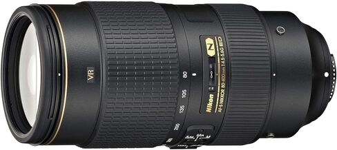 Nikon AF-S FX NIKKOR 80-400mm f.4.5-5.6G ED Vibration Reduction Zoom Lens with Auto Focus for Nikon DSLR Cameras (Renewed) in Saudi Arabia