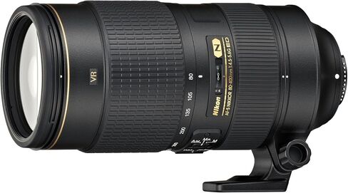 Nikon AF-S FX NIKKOR 80-400mm f.4.5-5.6G ED Vibration Reduction Zoom Lens with Auto Focus for Nikon DSLR Cameras (Renewed) in Saudi Arabia