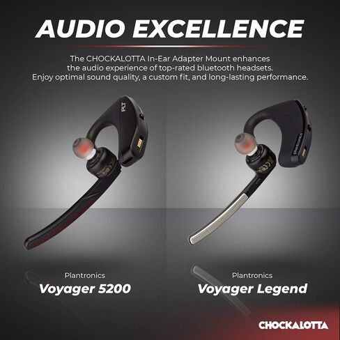 Eartip Adapter Compatible with Plantronics/Poly Voyager 5200, Voyager 50/30 Series & Voyager Legend Classic Headsets (1-Pack) in Saudi Arabia