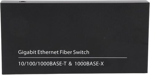 Gigabit Ethernet Fiber, Switch 8 Optical Port 2 Electrical Port Up to 120km, RJ45 Port SFP Fiber Media Converter, Efficient Transmission Router in Saudi Arabia
