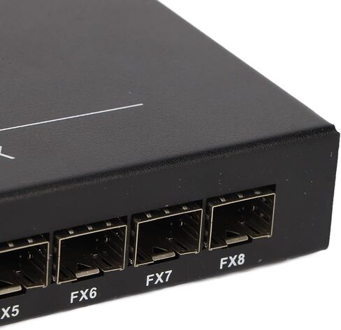 Gigabit Ethernet Fiber, Switch 8 Optical Port 2 Electrical Port Up to 120km, RJ45 Port SFP Fiber Media Converter, Efficient Transmission Router in Saudi Arabia