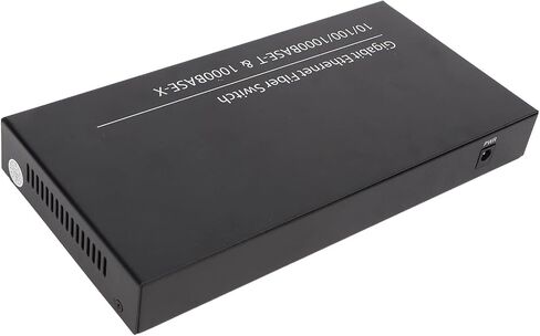 Gigabit Ethernet Fiber, Switch 8 Optical Port 2 Electrical Port Up to 120km, RJ45 Port SFP Fiber Media Converter, Efficient Transmission Router in Saudi Arabia