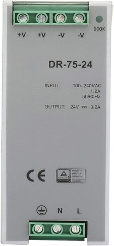 Din-Rail Power Supply DR-75-24 75W Single Output 24V Din-Rail Power Supply AC/DC Switching Power Supply for Lighting Equipment Industrial Control in Kuwait