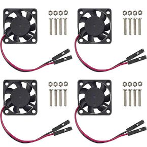 for Raspberry Pi Fan, 8Pcs for Raspberry Pi Cooling Fan Brushless CPU Cooling Fan Heatsink Cooler Connector Separating One-to-Two Interface 3.3V 5V for Raspberry Pi4 Pi3 B+, Pi 3, Pi 2, Pi 1 B+