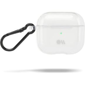 حافظة Case-Mate Airpods الجيل الثالث مع حلقة سلسلة مفاتيح [متوافقة مع الشحن اللاسلكي] - حافظة فقاعات الصابون لأجهزة Apple Airpods الجيل الثالث [مصباح LED أمامي مرئي] - حافظة AirPods 3 مضادة للخدش والصدمات in Kuwait