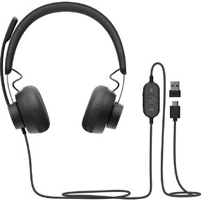 Logitech Zone 750 Headset, 7.1"x6.5"x2.6" in Saudi Arabia