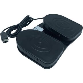 PCsensor Foot Pedal PC Dual Foot Switch Metal Pedal Customized Hotkey for Video Game Office Equipment Control in Kuwait