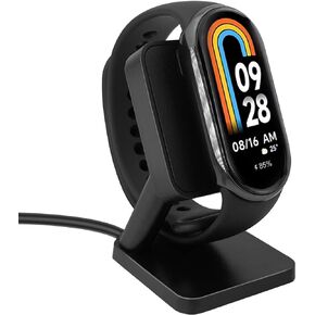 Magnetic Charger Dock Compatible with Xiaomi Mi Band 8 Smartwatch,Nightstand Charger Base Holder with 3.3 Feet USB Charger Cable fit for Xiaomi 8 in Kuwait