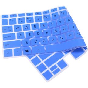Silicone Keyboard Skin Compatible for 2022 HP Spectre x360 16t-f000 16t-f100 16-f0035nr 16-f1013dx & HP Spectre x360 Laptop 14-ea 14t-ea 14t-ea200 14t-ea100 14-ea0047nr 14-ea2035nr (Blue) in Saudi Arabia