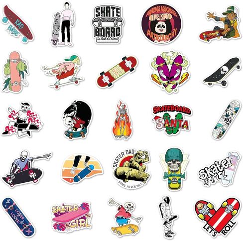 ملصقات رياضية مقاومة للماء للأطفال، عبوة من 50 قطعة من الملصقات الجمالية لزجاجات المياه والكمبيوتر المحمول وأجهزة الكمبيوتر المحمولة وأجهزة الكمبيوتر المحمولة ولوح التزلج وخوذة الدراجة اللطيفة من VSCO هدية للأولاد والبنات والأطفال والمراهقين والبالغين (ال in Kuwait